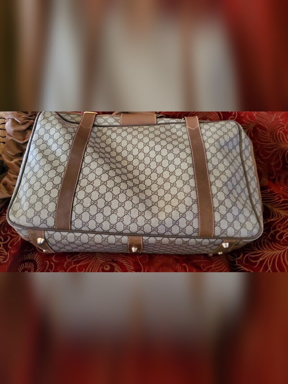 Vintage Authentic GUCCI Luggage Suitcase